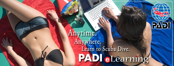 Scuba PADI eLearning - Anytime, Anywhere
